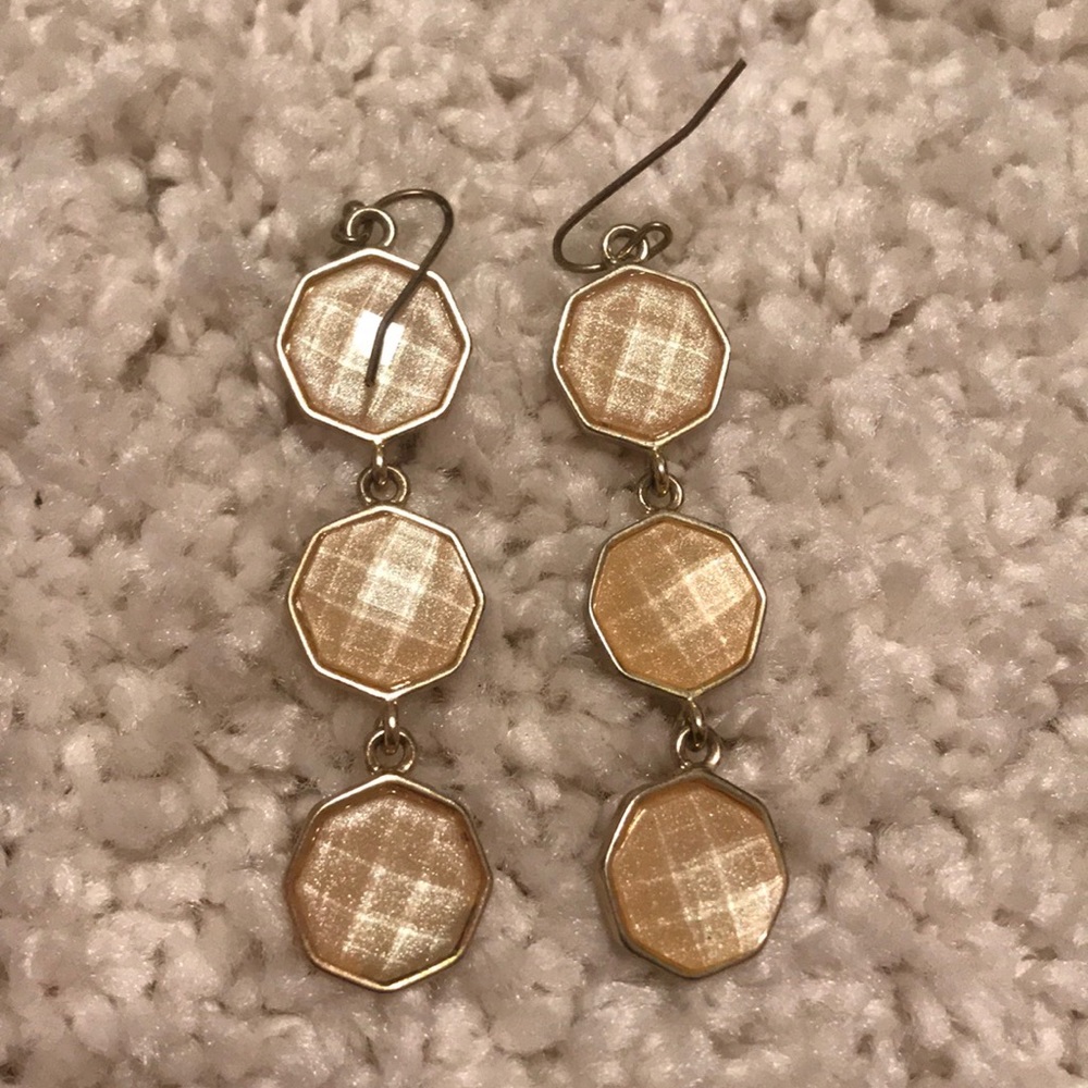 Gold earrings